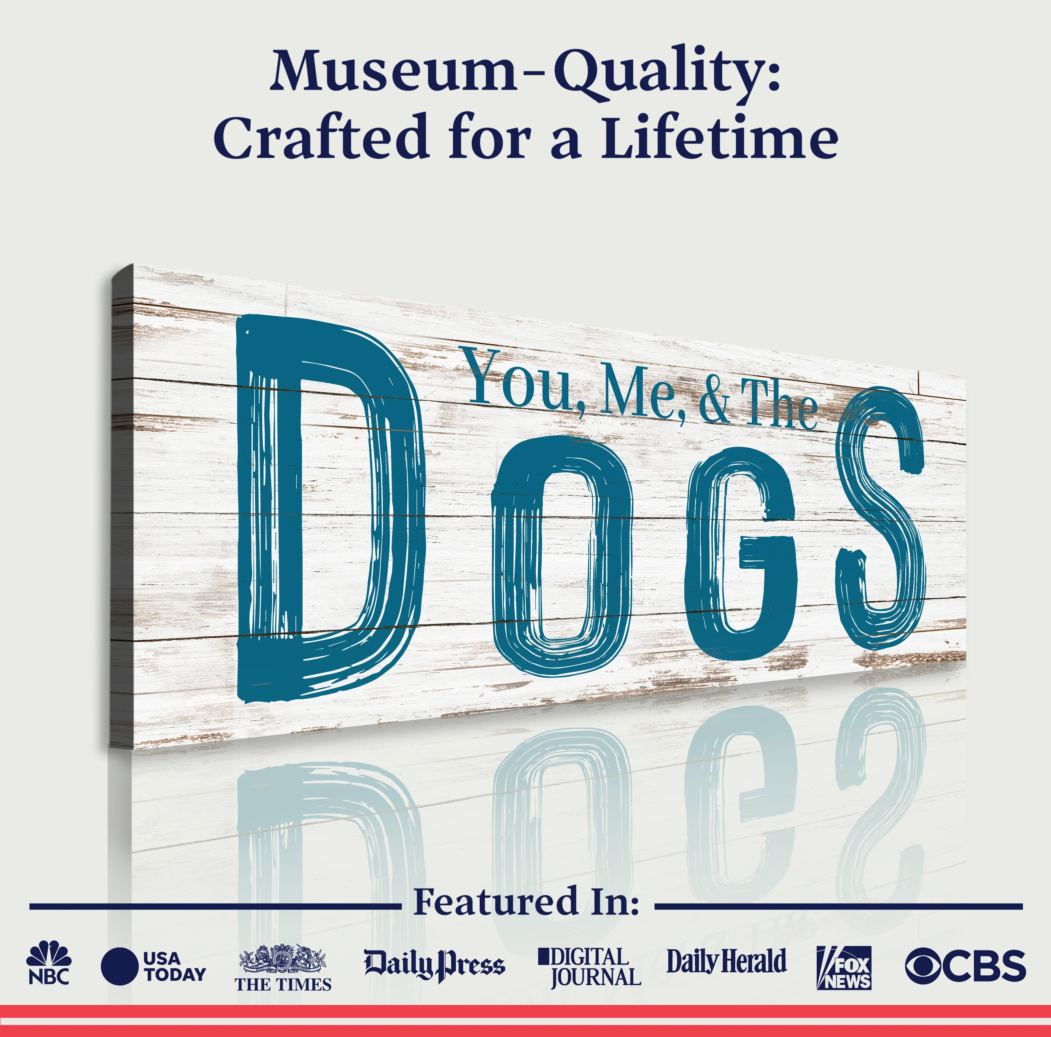 You, Me And The Dogs Sign V - Image 4