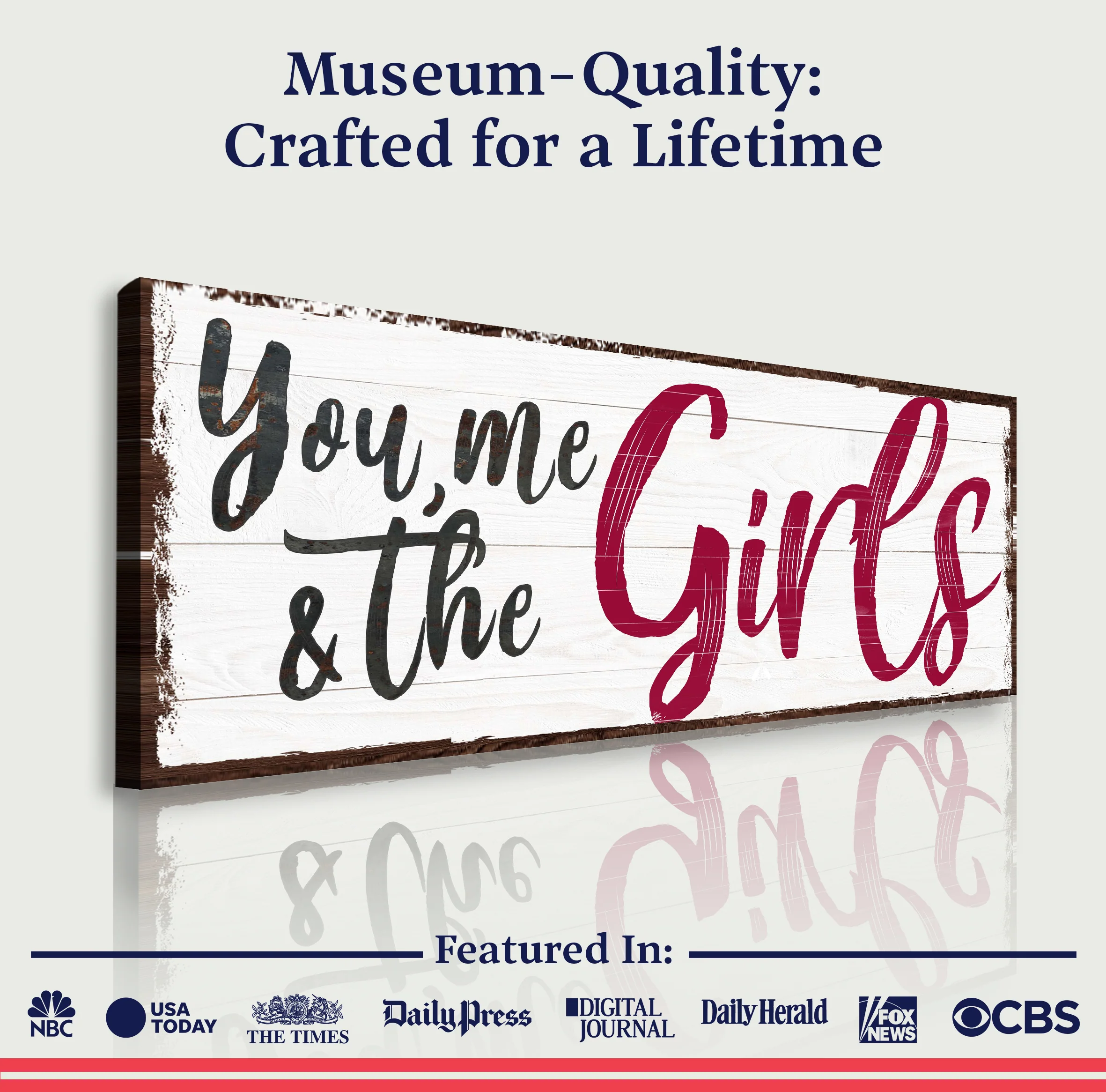 You, Me And The Girls Sign III - Image 4