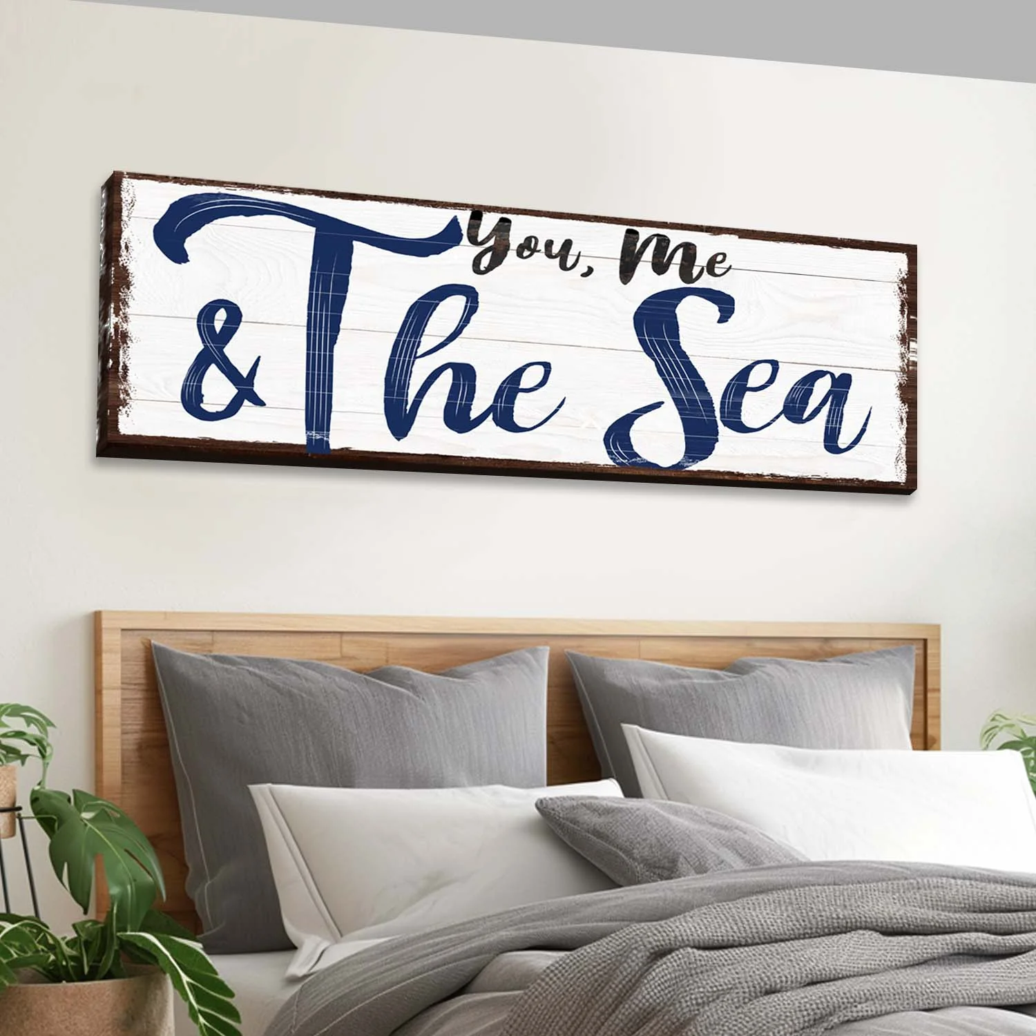 You, Me And The Sea Beach Sign II - Image 2