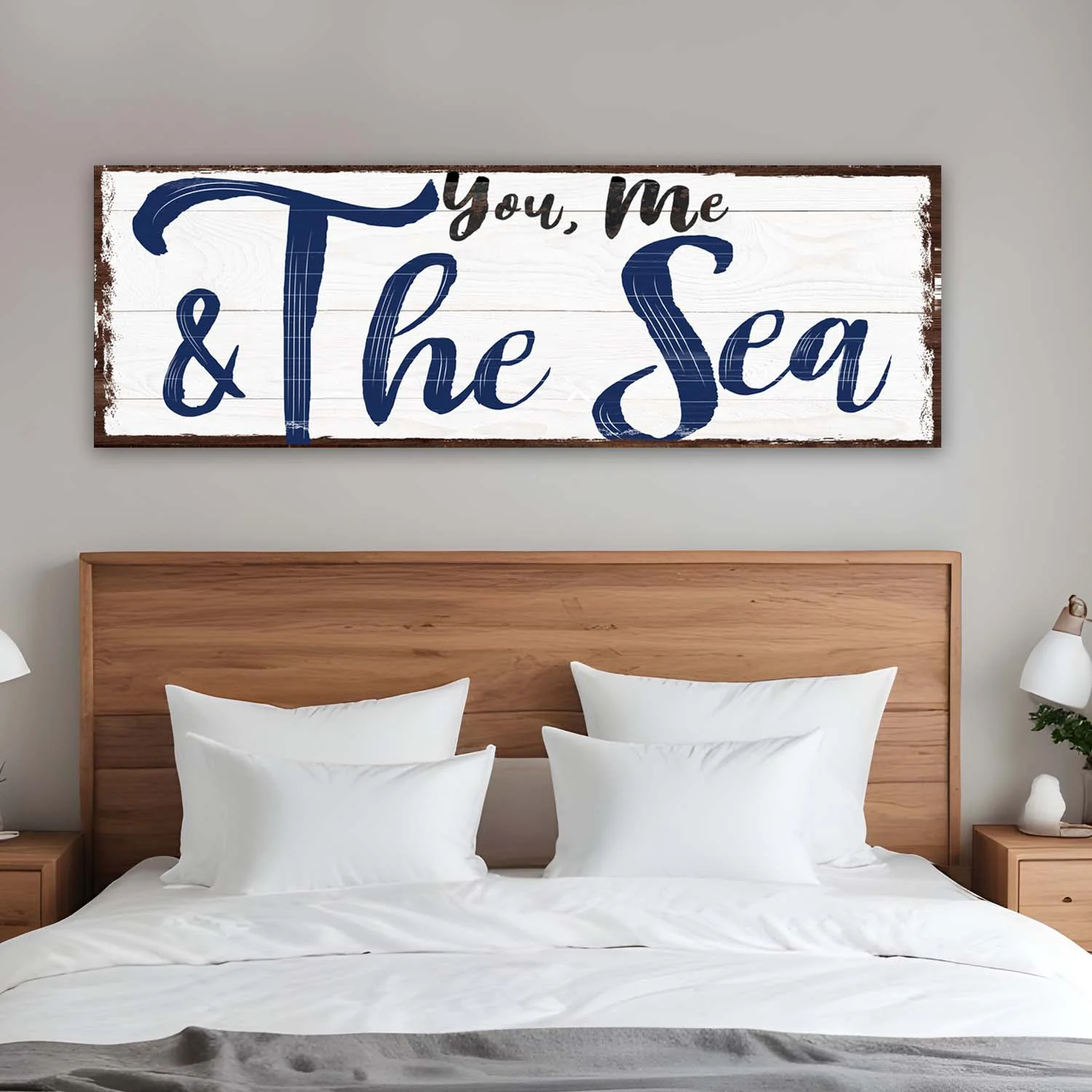 You, Me And The Sea Beach Sign II - Image 3