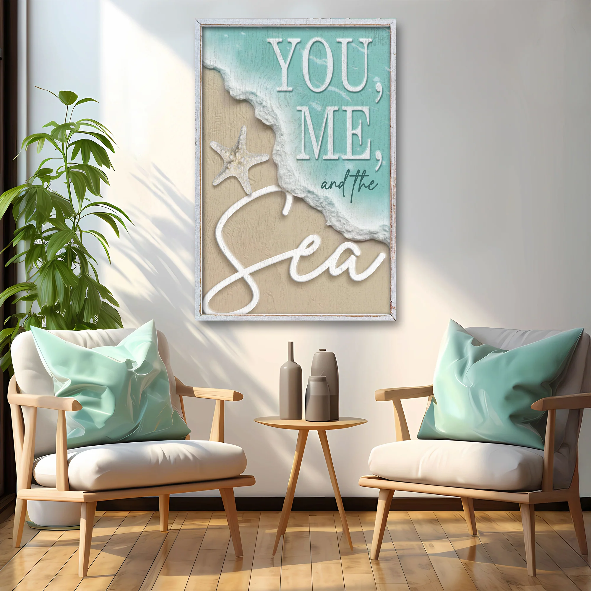 You Me and the Sea Coastal Sign VI - Image 2