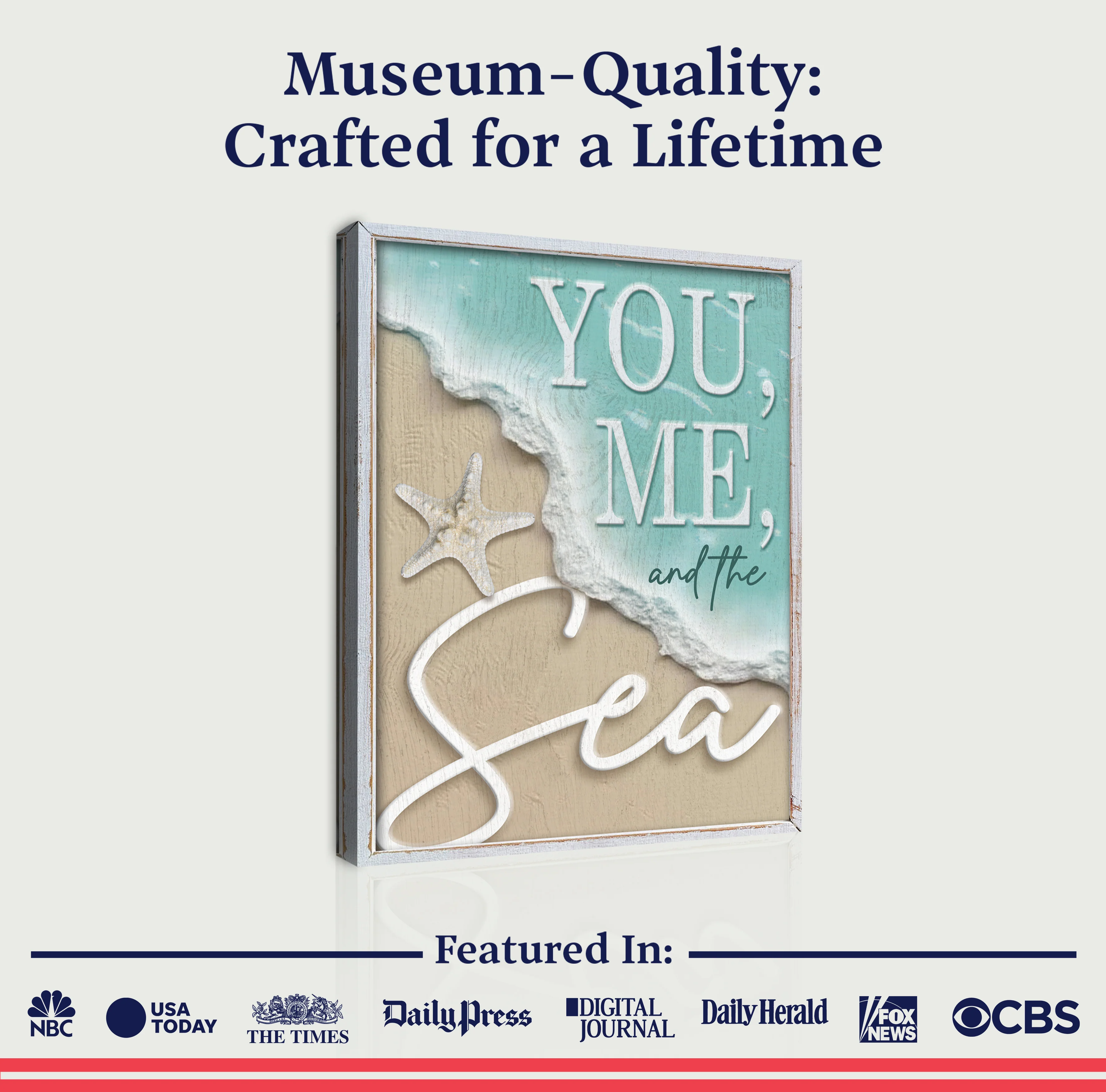 You Me and the Sea Coastal Sign VI - Image 6
