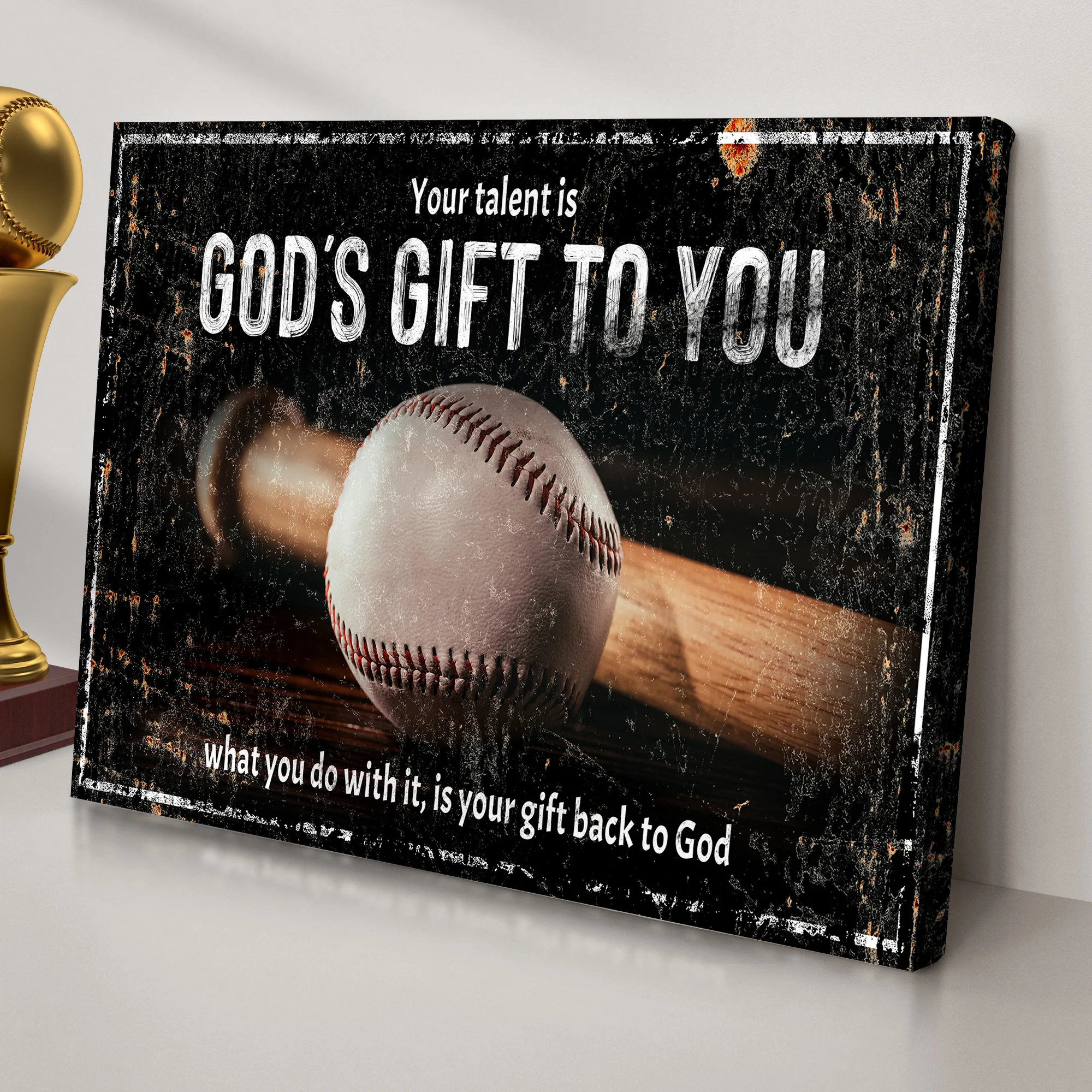 Your Baseball Talent Is God's Gift Sign II - Image 2